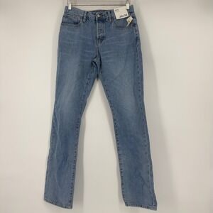 NEW Aeropostale Aero Straight Non Stretch Light Wash Jeans Mens 29x32 Blue Denim